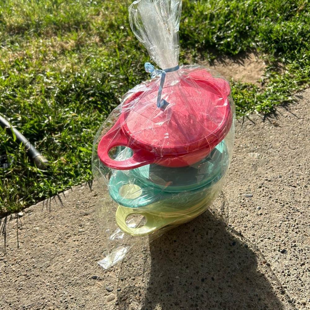 Colorful Party Serving Trays Set
